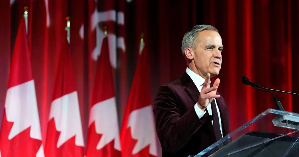 مارک کارنی در بحث املای بریتانیا در کانادا گرفتار شد