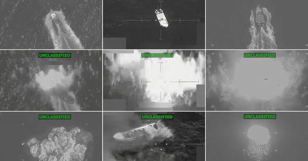 حمله قایق ایالات متحده به اقیانوس آرام، کلمبیا را تحت مراقبت قرار می دهد