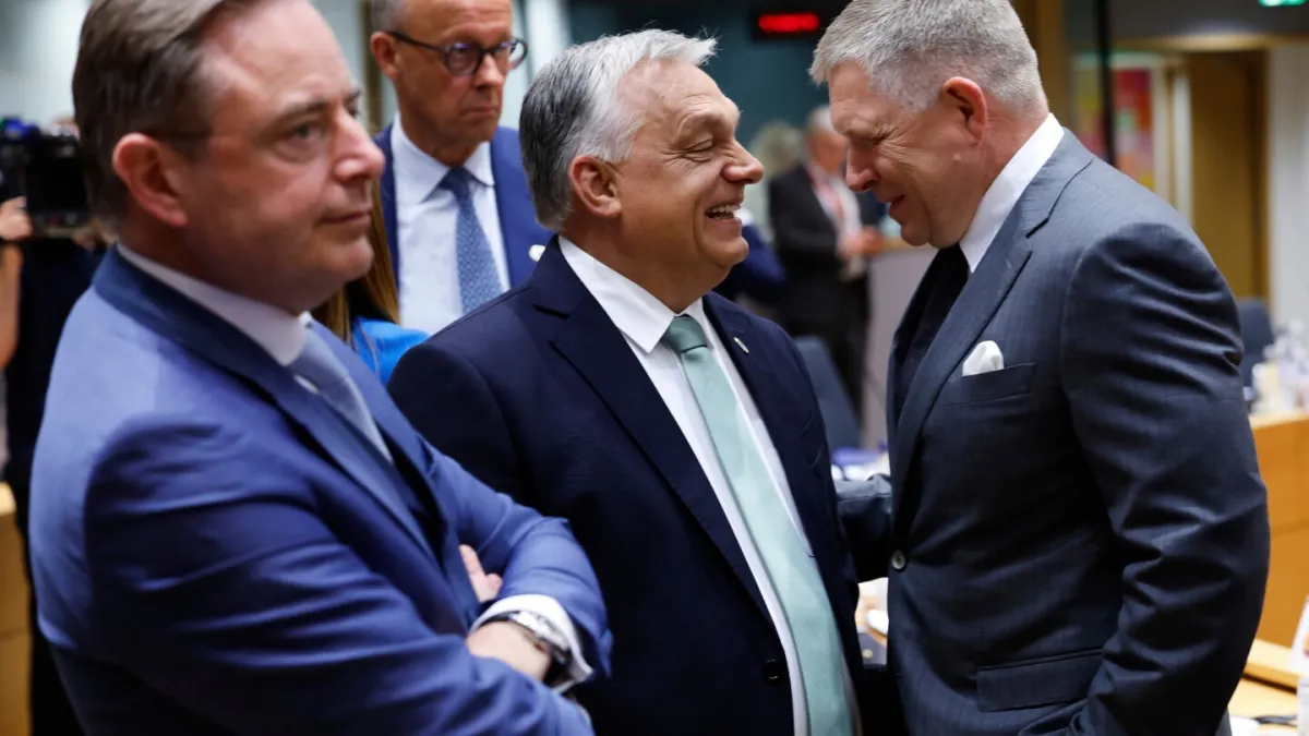 رهبر بلژیک تحت فشار در داخل کشور، با شرکای اتحادیه اروپا بر سر کمک‌های مالی به اوکراین طناب محکمی می‌زند.