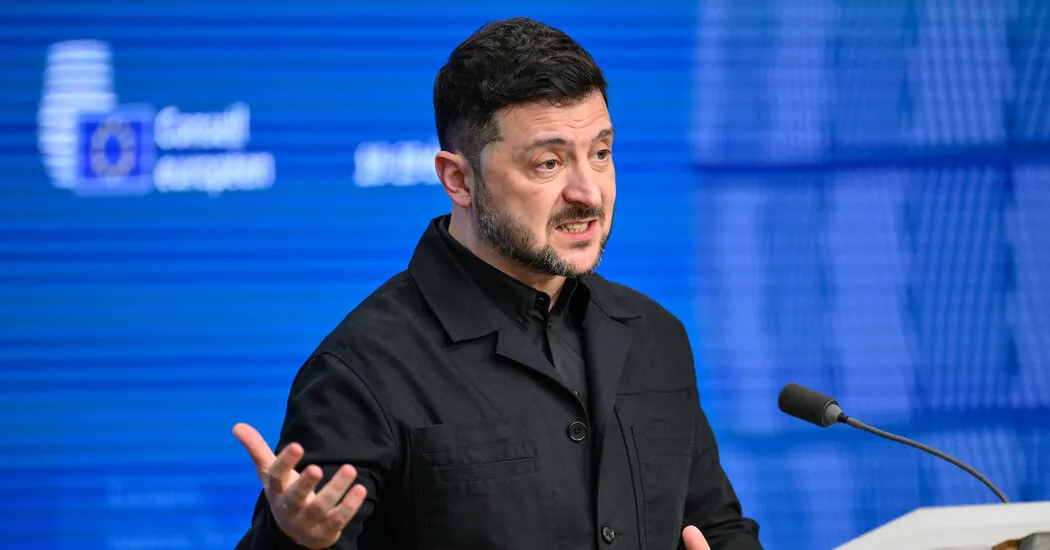 درخواست زلنسکی از اتحادیه اروپا رهبران برای سرمایه های منجمد روسیه برای مبارزه با جنگ