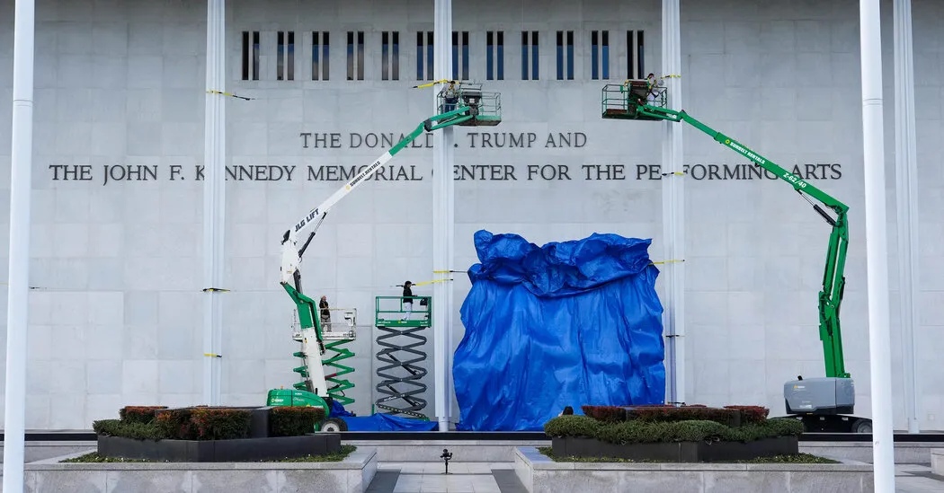 مرکز کندی، یادبود JFK، اکنون ترامپ نیز هست