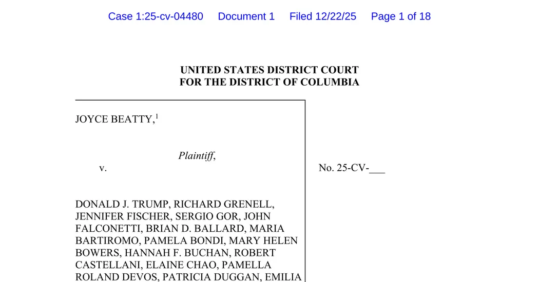 Lawmaker Sues Trump to Remove Name From Kennedy Center
