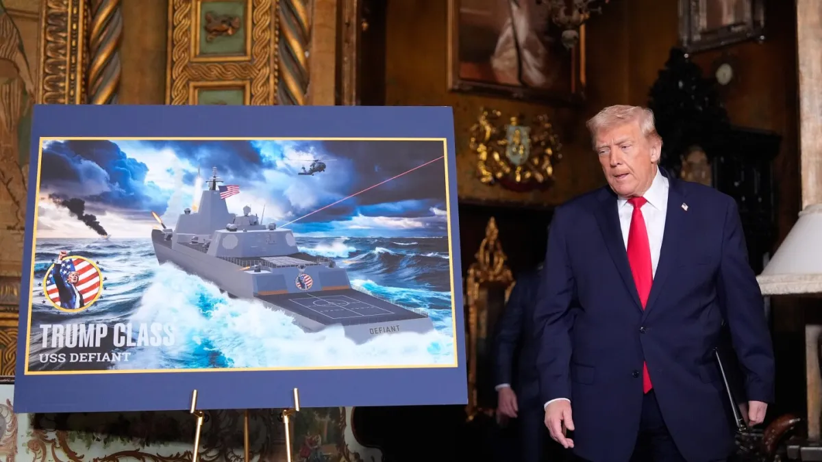 Trump announces plans for new Navy “battleship” as part of a “Golden Fleet”