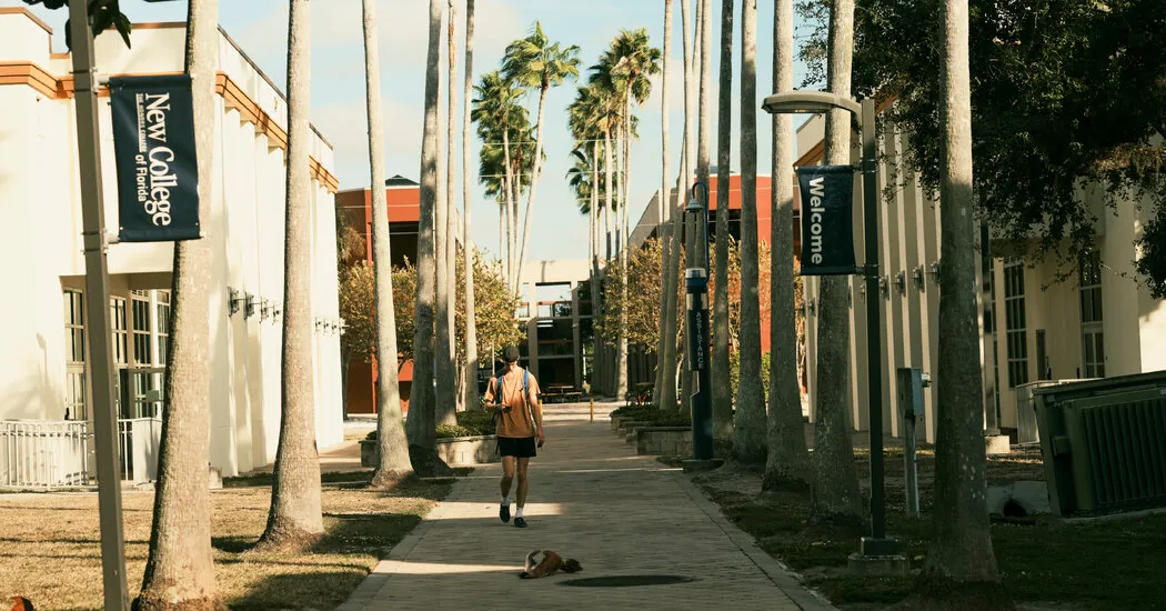 كانت كلية فلوريدا الجديدة تقدمية. ثم قام الحاكم ديسانتيس بإصلاحه.