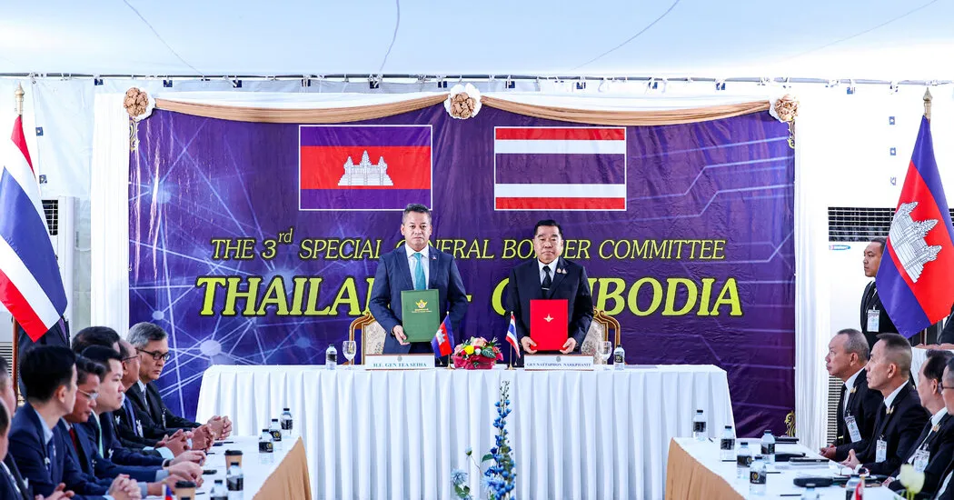 تایلند و کامبوج در جنگ وحشیانه مرزی آتش بس کردند