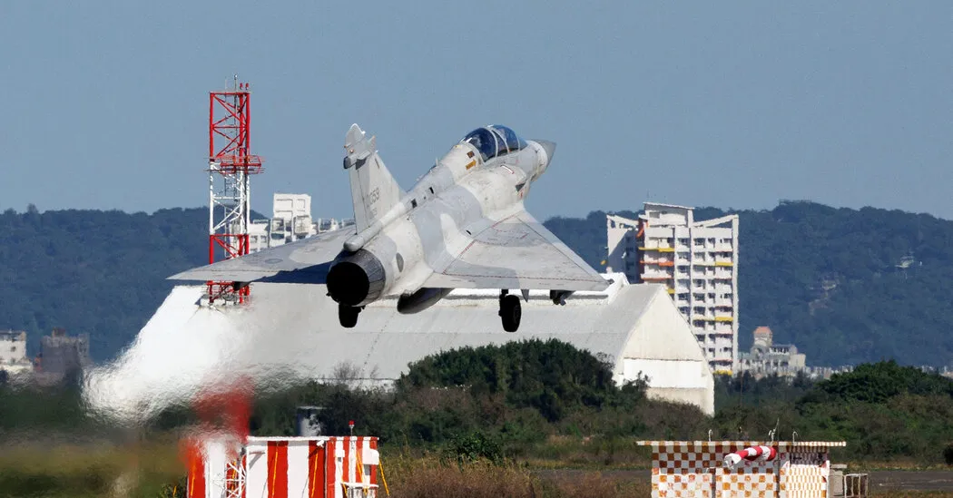 China Will Hold Live-Fire Military Exercises Around Taiwan