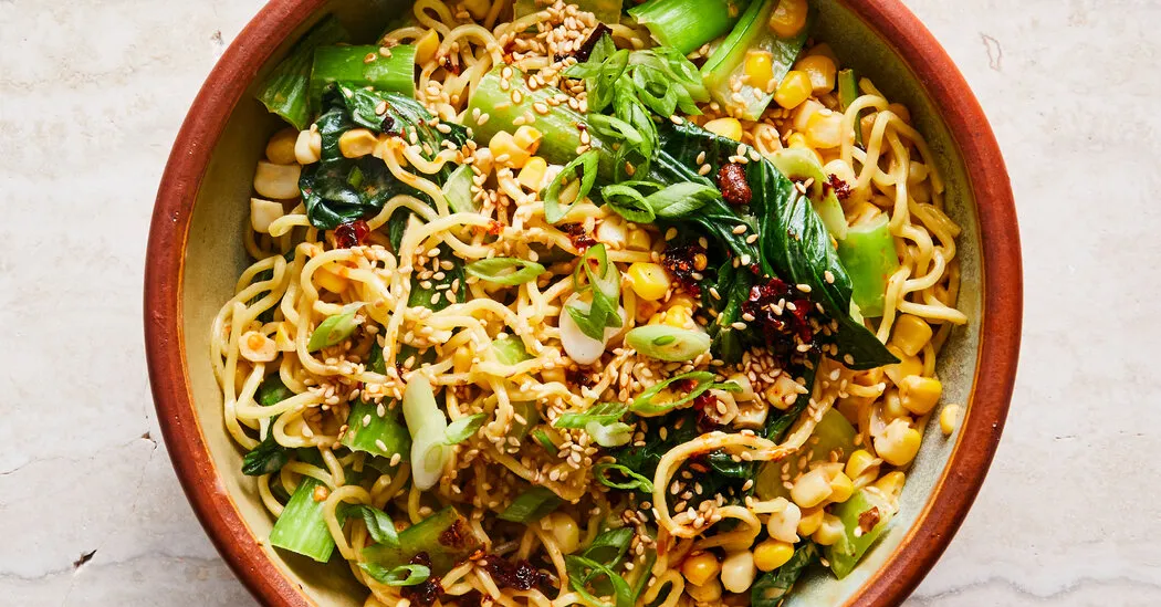 Dan Dan Noodle Salad for Delicious Lounging