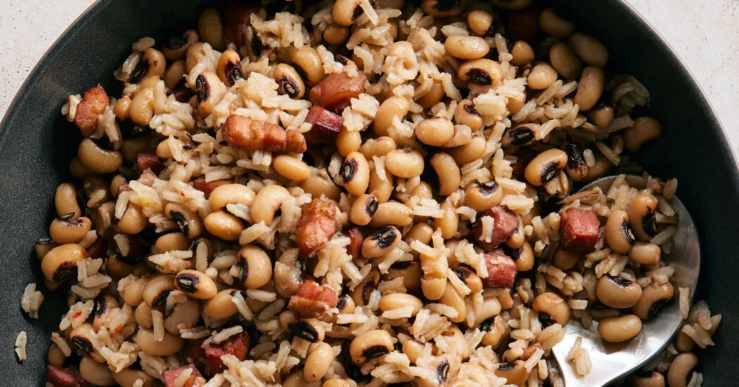 Hoppin’ John, Coconut Saag and Golden Potato and Greens Soup