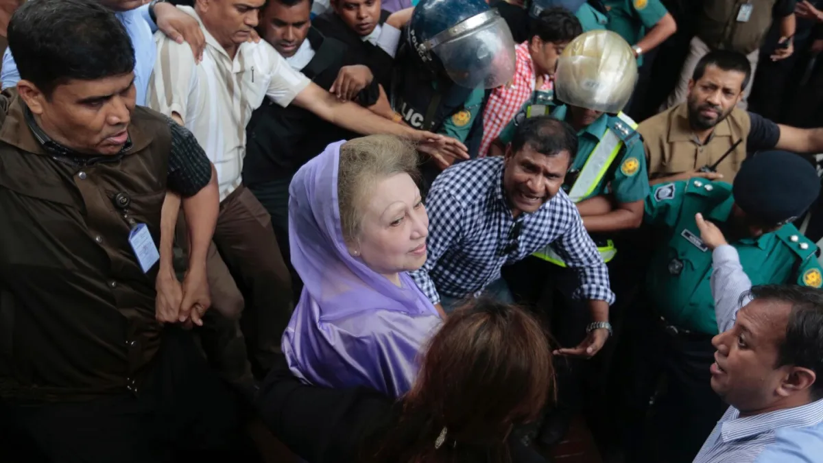 Huge crowds join funeral prayers for former Prime Minister Khaleda Zia in Bangladesh