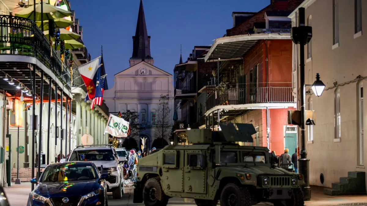 الحرس الوطني يصل إلى نيو أورليانز للاحتفال بالعام الجديد الأول منذ هجوم شارع بوربون