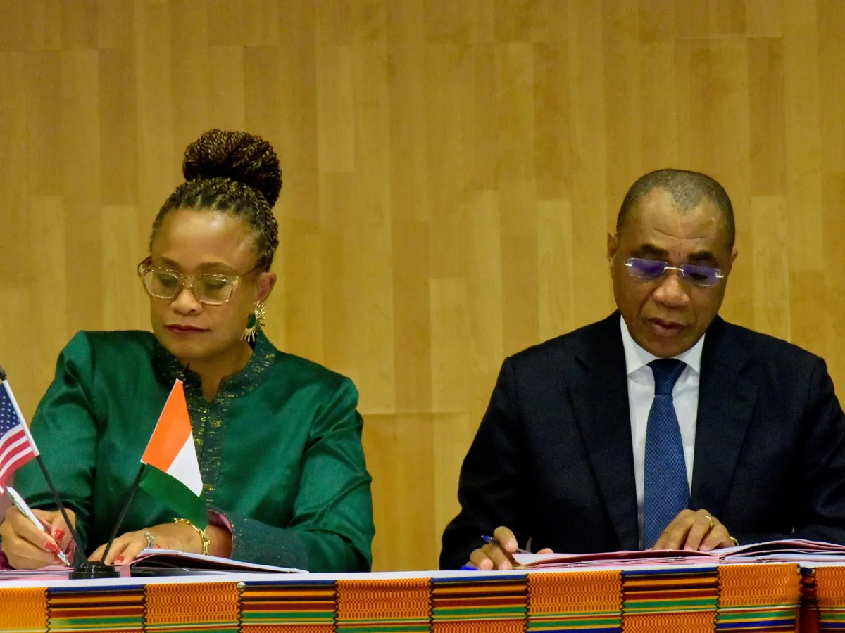 ایالات متحده و ساحل عاج قرارداد 480 میلیون دلاری را به عنوان بخشی از استراتژی کمک‌های اولیه «آمریکا» امضا کردند