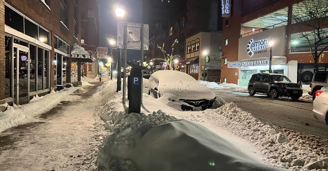 Historic Snowstorm Blankets Syracuse Just in Time for the New Year