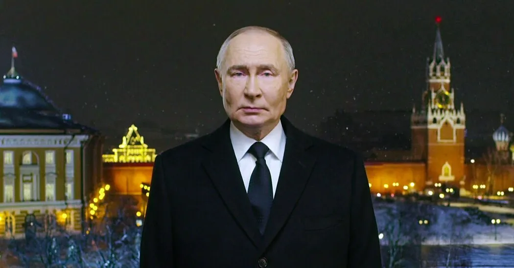 In New Year’s Speech to Russia, Putin Says Little About Ukraine War or Peace Talks With US