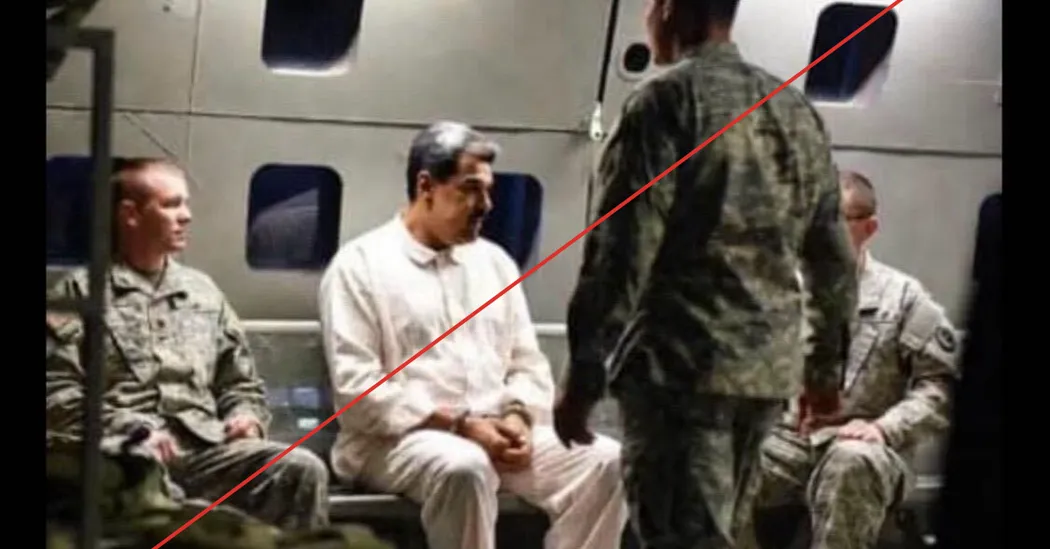 تایمز چگونه عکس ترامپ از مادورو را با دستبند ارزیابی کرد؟