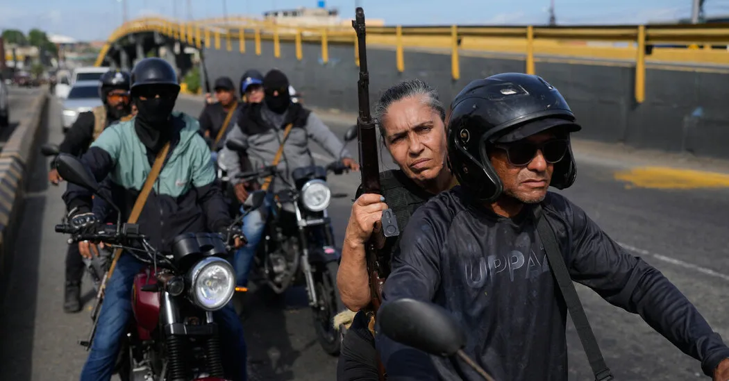 در پی حمله ایالات متحده، شبه نظامیان ونزوئلا کمتر دیده می شوند