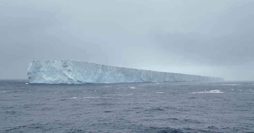 See the First Iceberg of the Times’s Trip to Antarctica