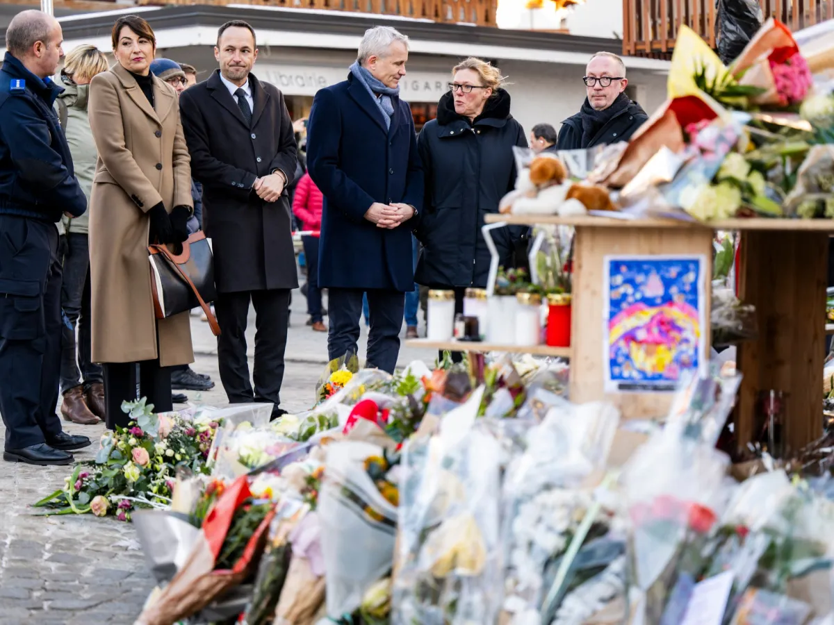 پلیس سوئیس تمامی اجساد را پس از آتش‌سوزی مرگبار در یک بار در شب سال نو شناسایی می‌کند