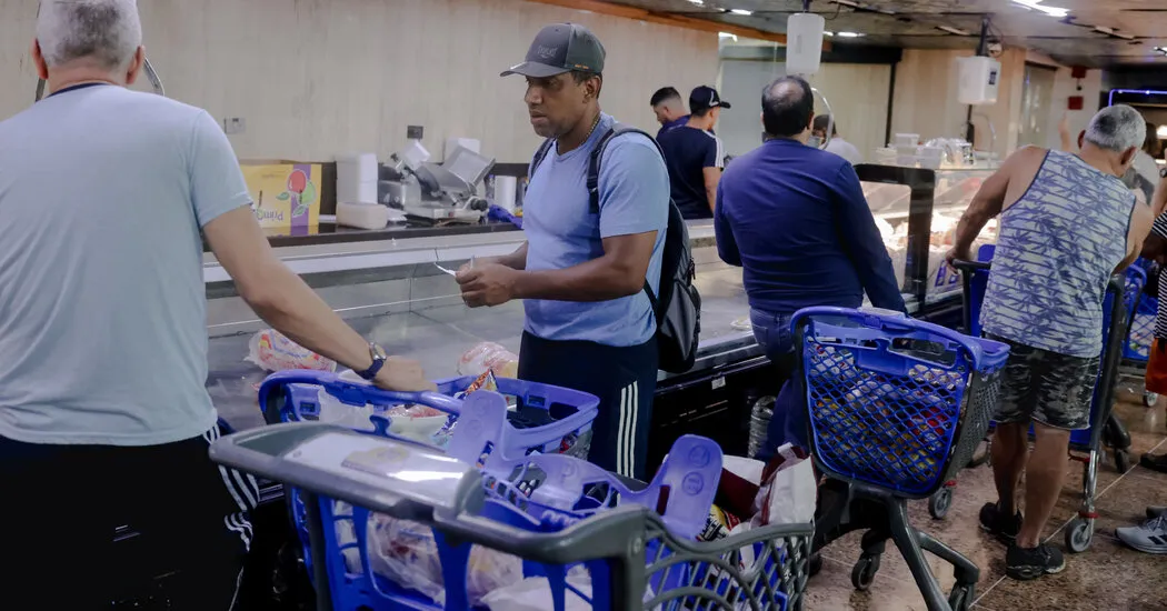 With the President Gone, Venezuelans Race to Stock Up on Food