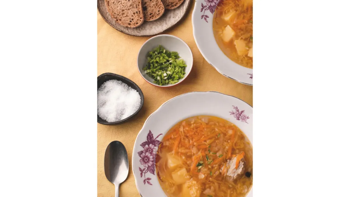 The secret to this Ukrainian soup? It’s all in the sauerkraut