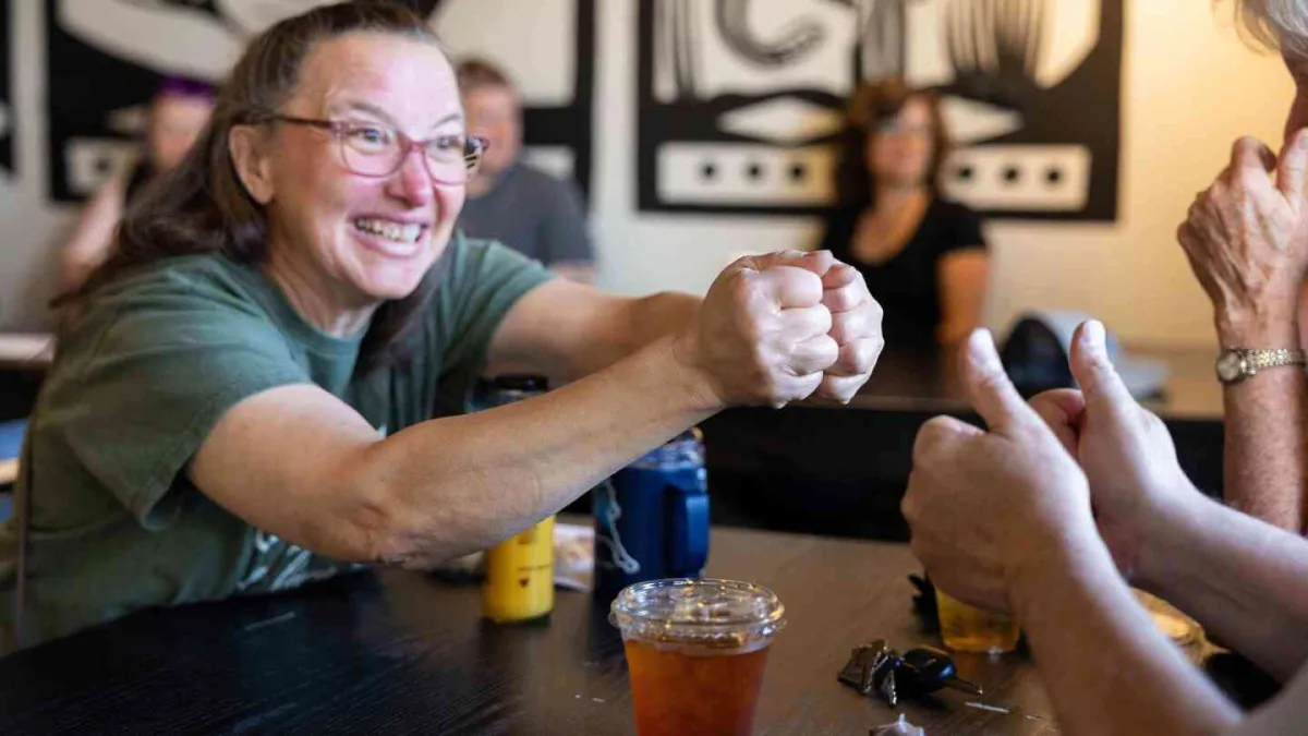This cafe takes orders in sign language. It’s cherished by the Deaf community