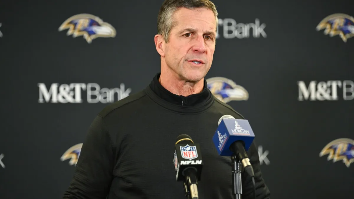John Harbaugh is fired as the Baltimore Ravens’ coach after 18 seasons, including a Super Bowl win