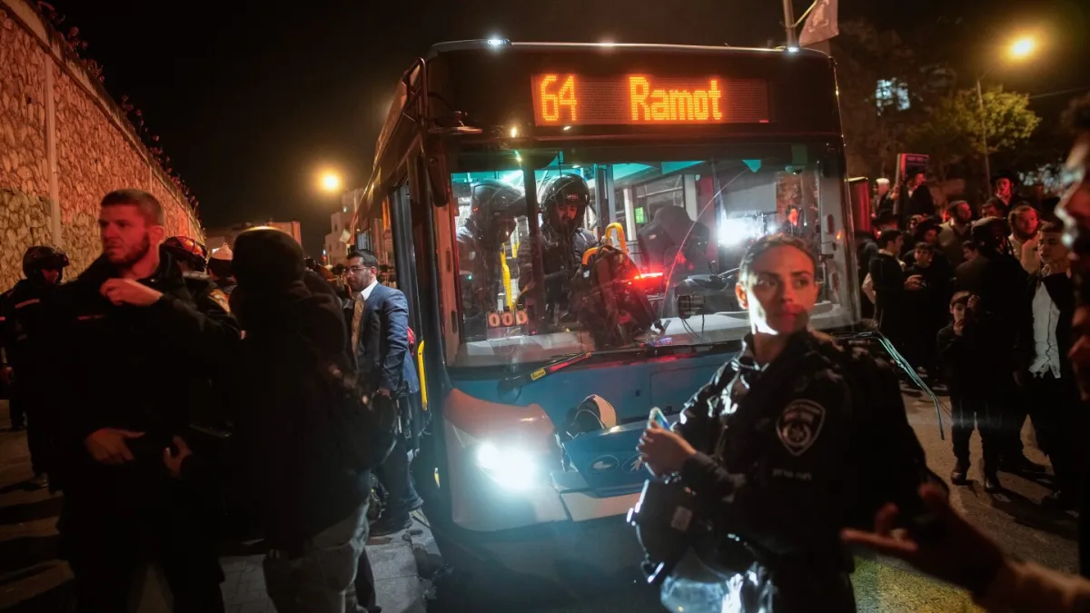 Netanyahu tries to calm tensions after Israeli bus runs over and kills ultra-Orthodox teen